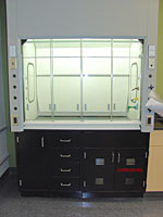 Pillar Lights used in Fume Hoods. Click image for a larger view.