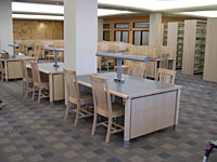 Worden used Pillar lights to provide task lighting in this library renovation.